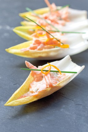 Barquette d'endive et carottes